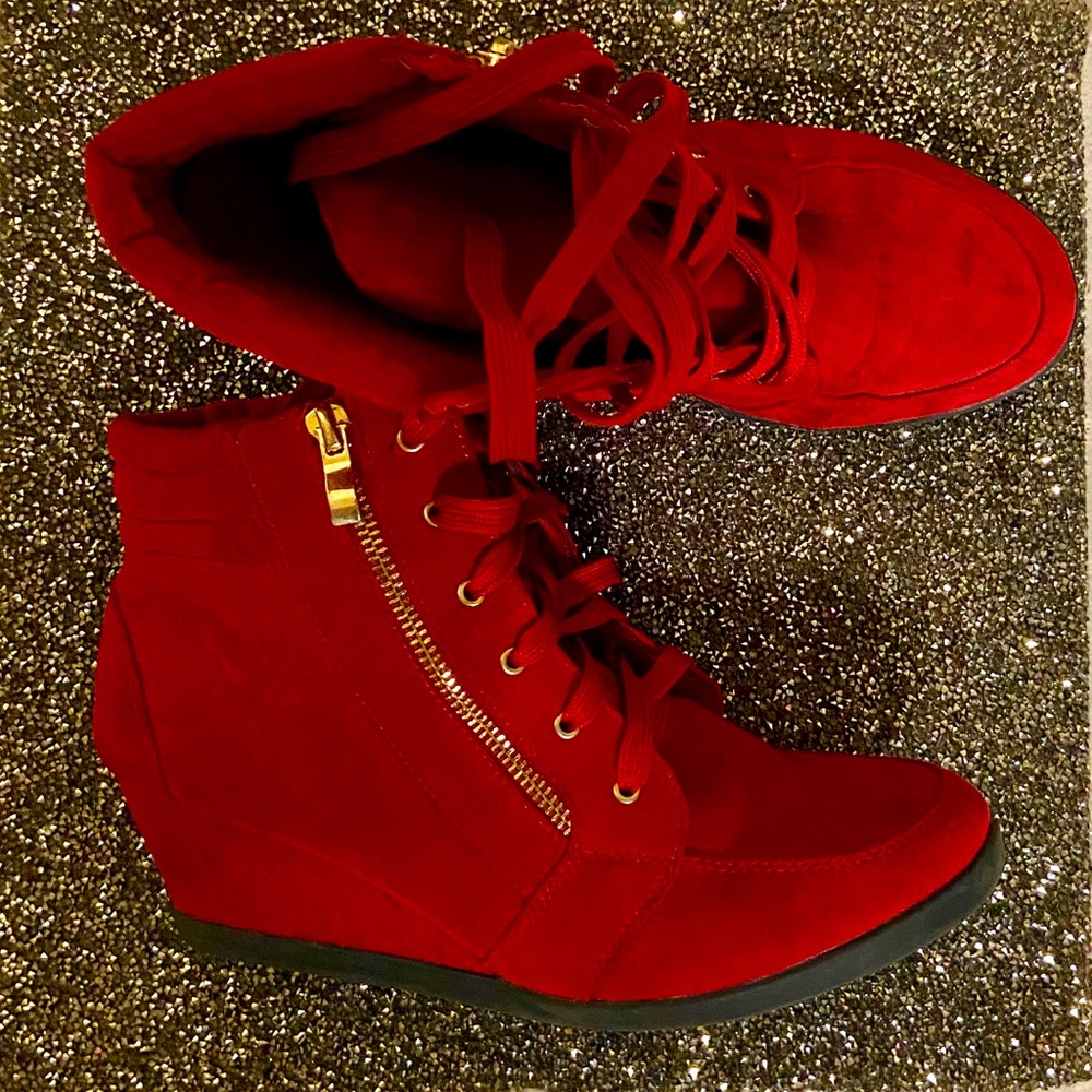 Red boots